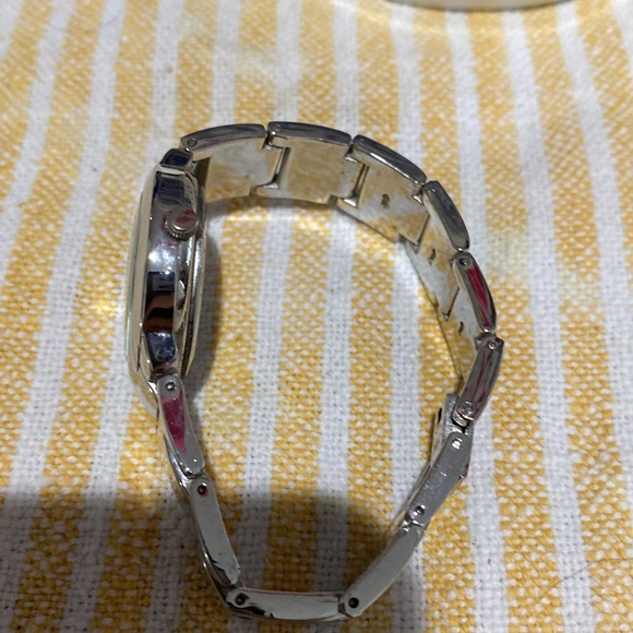 Gruen watch (Precision) with champagne color face and sapphire blue hands. EC - Picture 8 of 12